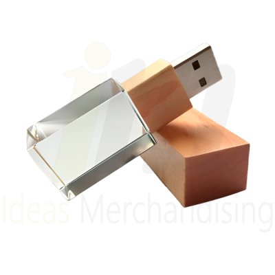 USB Cristal Bambú 64GB